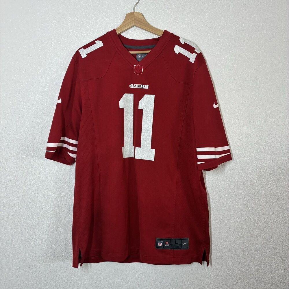 San Francisco 49ers Jersey Mens Large NFL Football Nike On Field Alex Smith 11